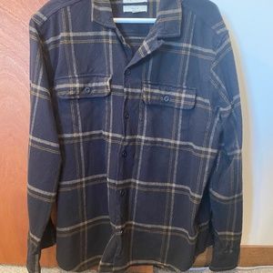 Men’s Madewell Heavy Flannel Shirt Large